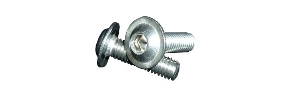 ISO 7380 mit Flansch Edelstahl