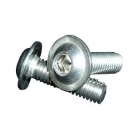 Linsenkopfschrauben M8 x 30 mm ISO 7380 Flansch A2 Edelstahl