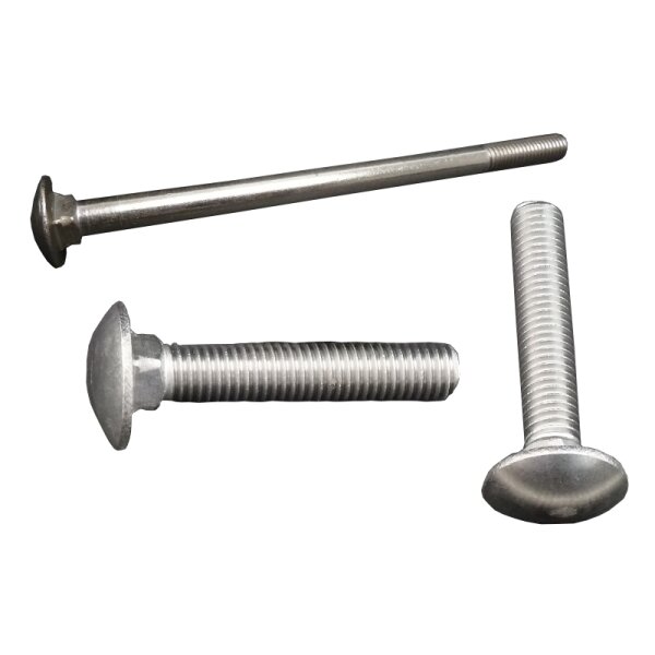 Schloßschrauben M6 x 70 mm DIN 603 Edelstahl A2