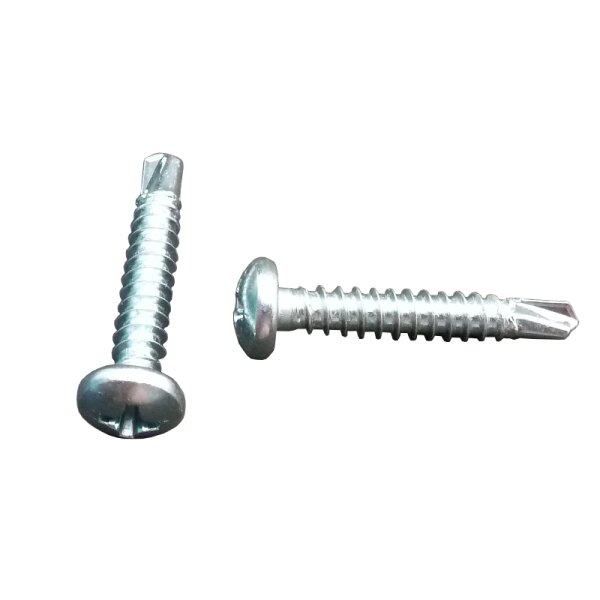 Bohrschrauben 4,8 x 25 mm Linsenkopf DIN 7504 M verzinkt