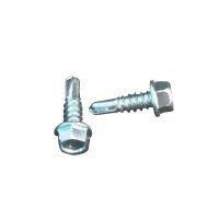 Bohrschrauben 5,5 x 38 mm Sechskantkopf DIN 7504 K verz.