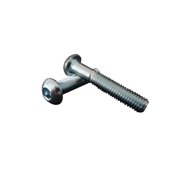 Linsenkopfschrauben M5 x 6 mm ISO 7380 010.9 verzinkt