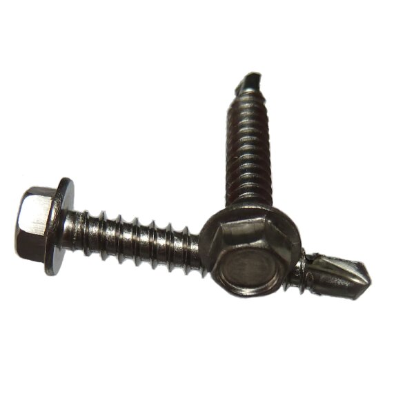 Bohrschrauben 4,2 x 16 mm Sechskantkopf DIN 7504 K Edelstahl