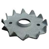 Holzverbinder einseitig M12 / 50 mm Bulldog verzinkt
