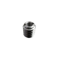 Einschraubmuttern M 4 x 12 mm mit Schlitz Stahl