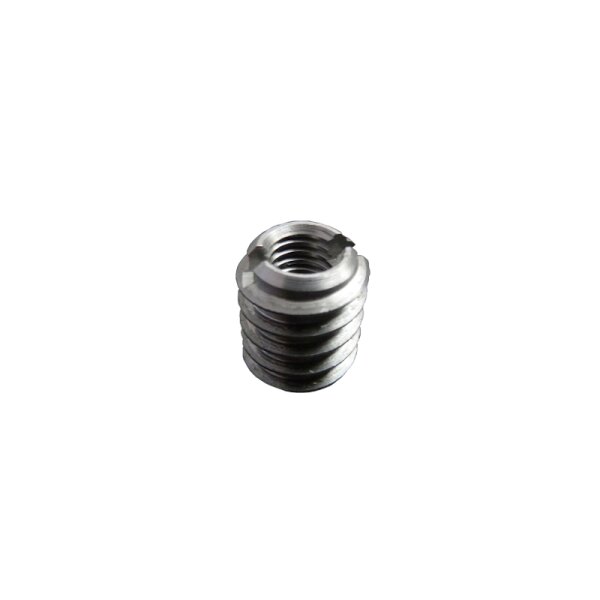 Einschraubmuttern M 06 x A 10 x L 12 mm mit Schlitz Stahl 20 Stk