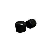 Rohrkappen schwarz 40-41 mm PVC für Rundrohre