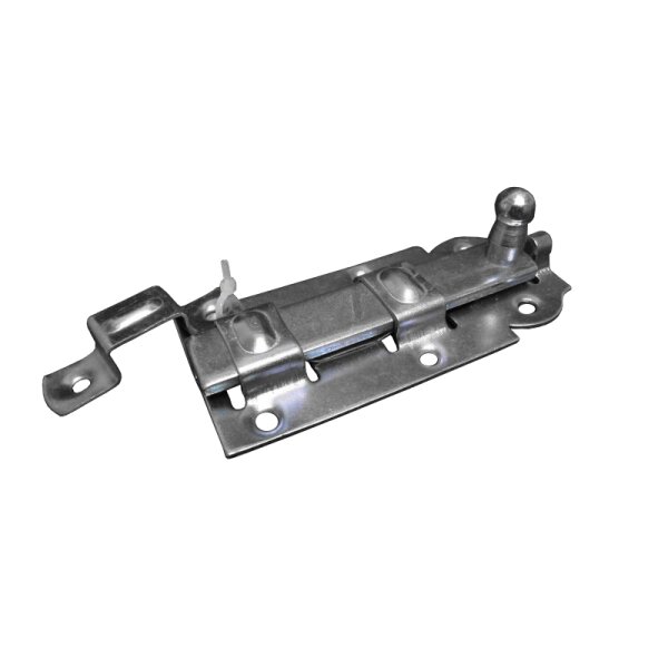 Türriegel 120 x 55 mm gerade mit Schlaufe