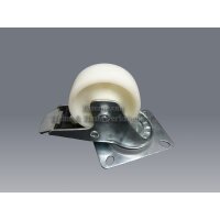 Lenkrollen Rad 80 mm mit Feststeller Polyamidrad