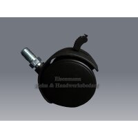 Möbelrollen Stift Rad 50 mm Feststeller