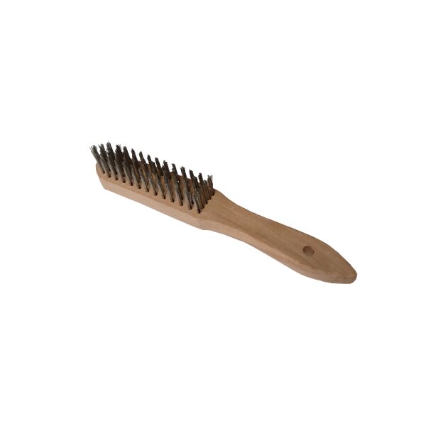 Drahtbürste 5- reihig Stahl glatt