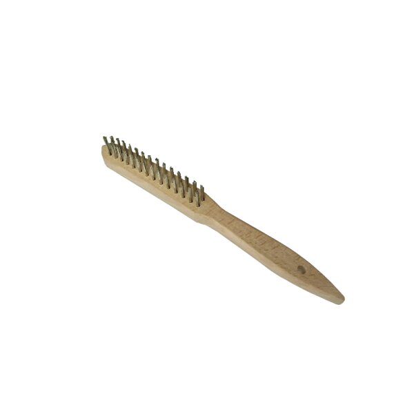 Drahtbürste 2- reihig A2 glatt