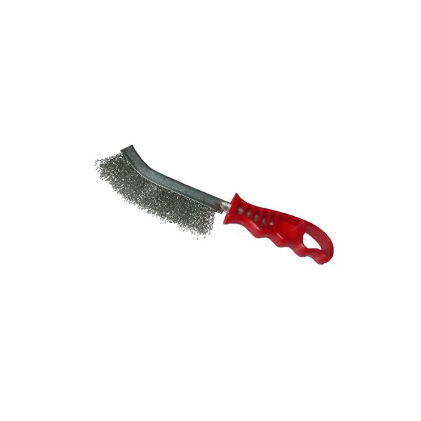 Drahtbürste Stahlschiene 1- reihig Stahldraht