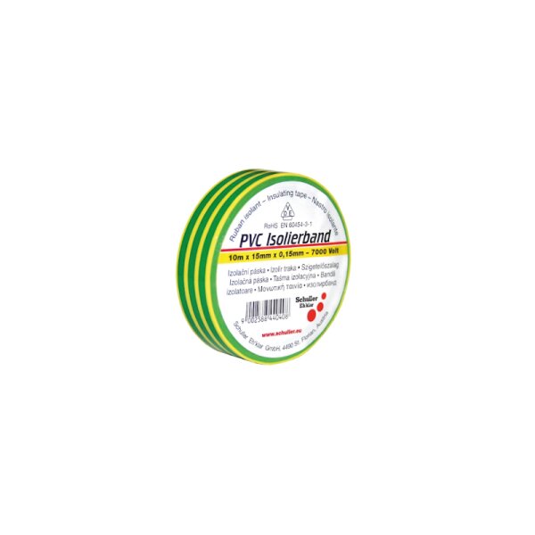 Isolierband gelb-grün 10m/Rolle VDE