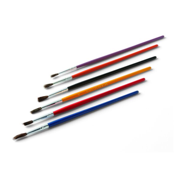 Schulmalpinsel Set 6 tlg. Gr. 1 - 6