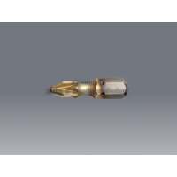 Bit Kreuz PZ Gr. 2 Zirkonbeschichtet Länge 25 mm