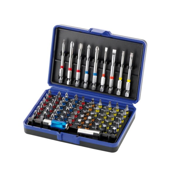 Bitsatz 71 tlg. PZ PH Schlitz TX Innensechskant Bithalter Schnellwechselfutter