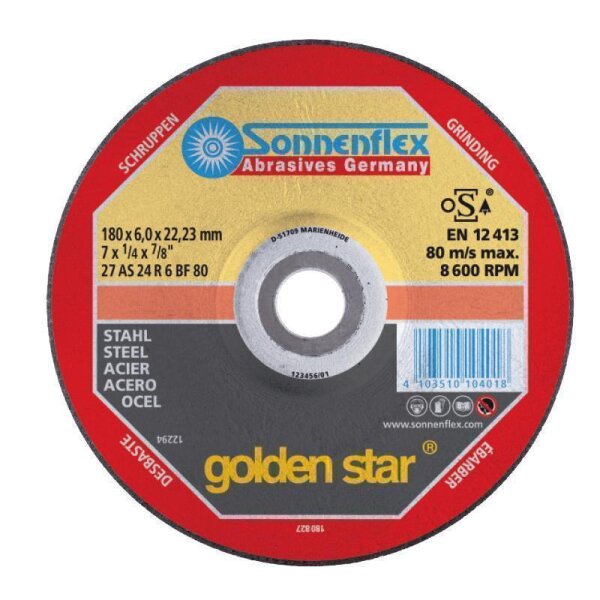 Schruppscheibe 230 mm Stahl/Metall