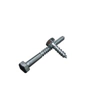 Sechskant Holzschrauben 12 x 60 mm DIN 571 verz.