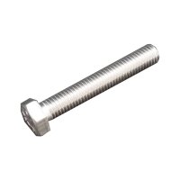 Sechskantschrauben M 8 x 10 mm DIN 933 Edelstahl A2