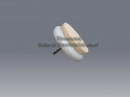 Filzgleiter mit Nagel rund 28 mm weiß 
