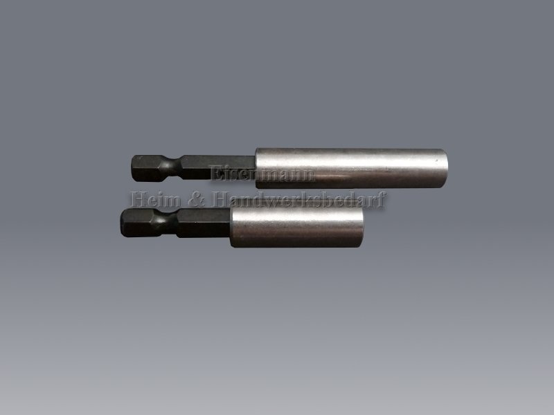 Bithalter magnetisch 1/4" Länge 50 - 75 mm Bit Magnet Magnetbithalter 1 Stück 75mm