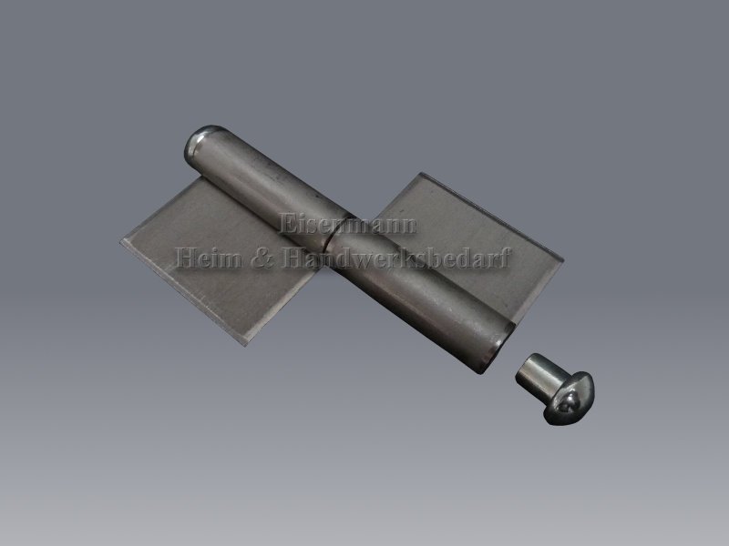 Konstruktionsband 140 mm 2 teilig 1 Stück Lappenmaß H70 x B50 x S4,0 mm